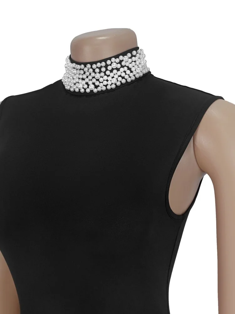 Wmstar Two Piece Set Women Wholesale European American Fashion with Pleated Stitching Slimming Style Featuring Bubble Beads