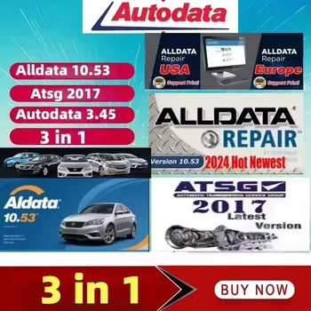Software per Riparazione Auto, Software Completo per Tutti i Veicoli con Schema Elettrico, 10.53, Link Auto, 3.45 ATSG, Ultima Versione