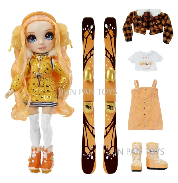 Rainbow High Winter Break Ruby Anderson – Red Fashion Doll and Playset with  2 Designer Outfits, Snowboard and Accessories