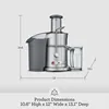 Centrifugal Juicer, 800JEXL Juice Fountain Elite, Brushed Stainless Steel 6