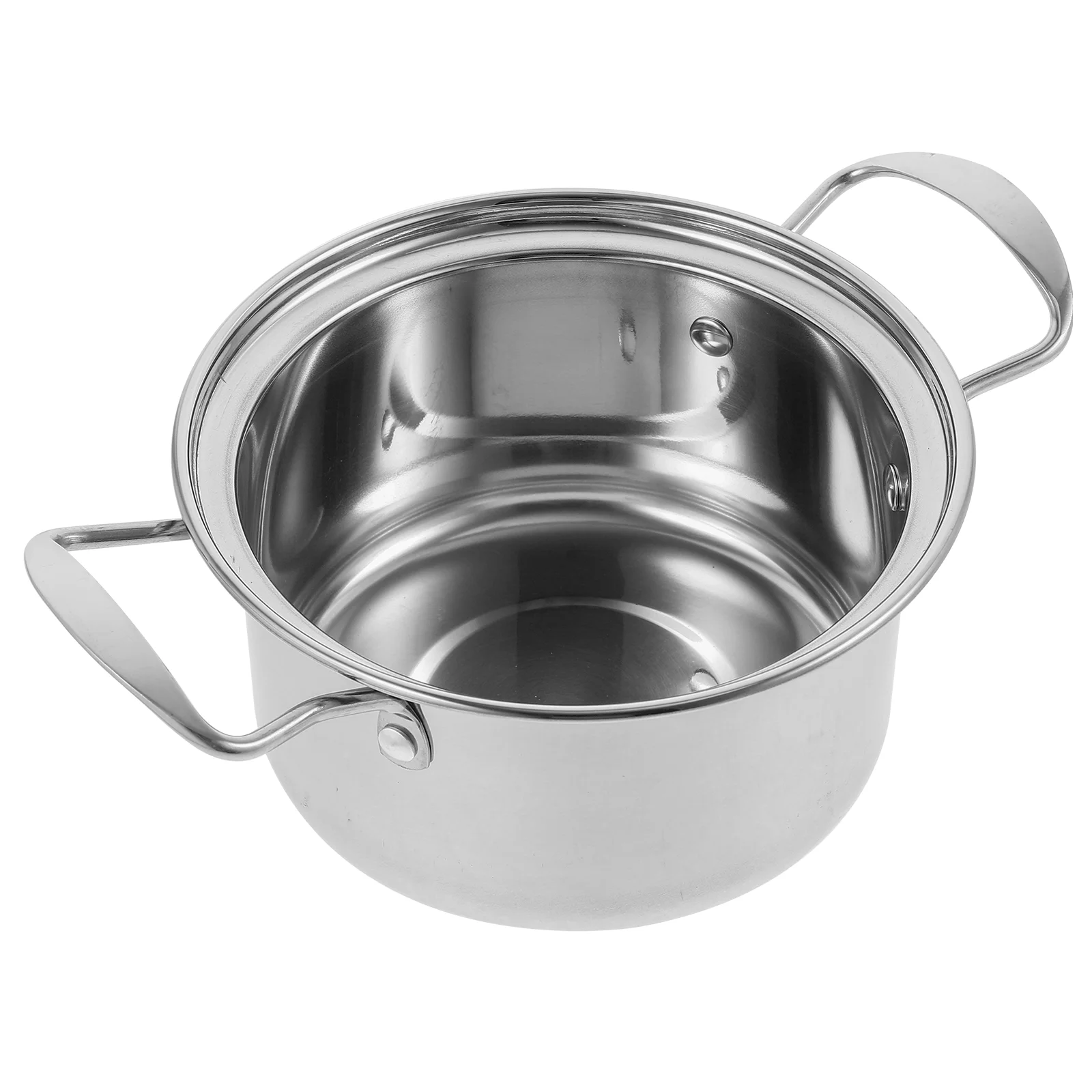 

Ramen Pot Single Small Hot Stainless Steel Cooking Cooker Soup Individual Cookware 201 Shabu Pots