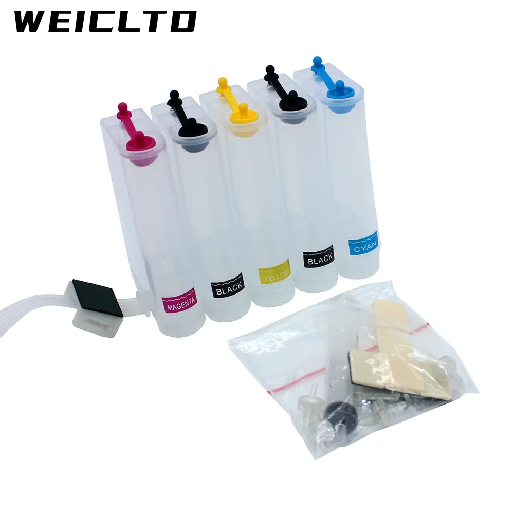 5 색 BCI-350 BCI351 Canon MG6330 MG5430 iP7230 MX923 MG6530 MG5530 MG7130 iP8730 iX6830 프린터 (칩 포함) 용 Ciss 시스템