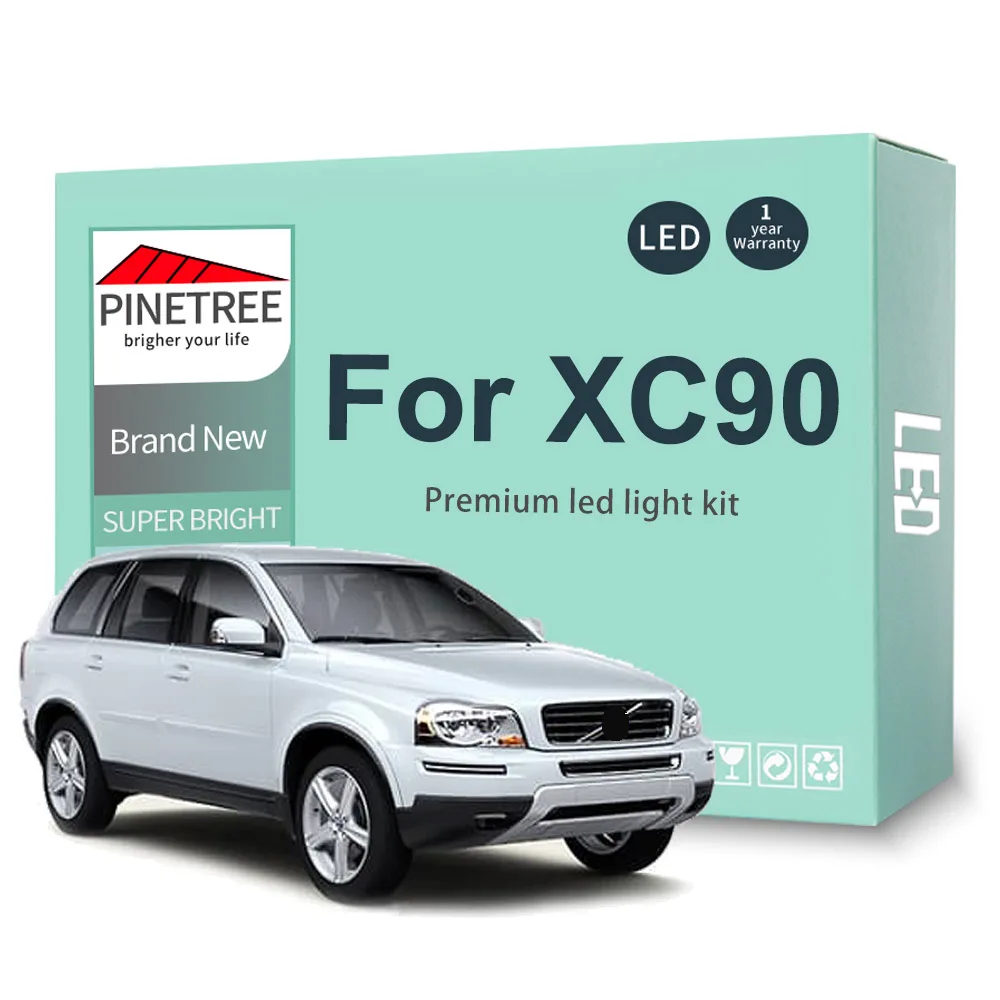 22PcsLedInteriorLightKitForVolvoXC90201220132014LEDDomeMap