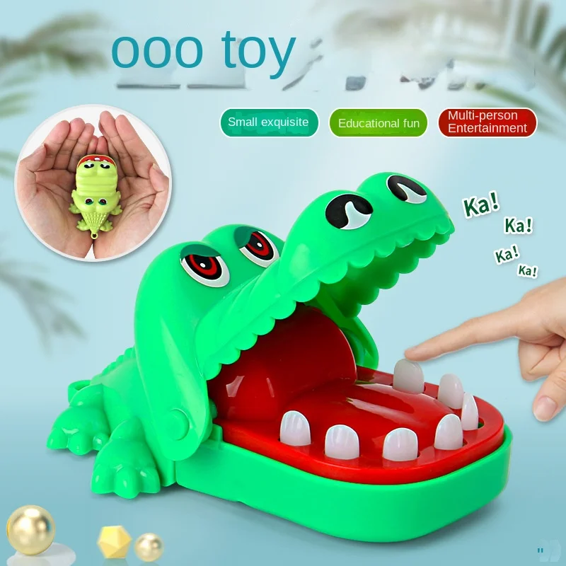 

Hand-biting Crocodile Scary Toy Trick Decompression Alligator Game Children's Cool Stuff Dinosaur Bite Finger Toy Children Gift