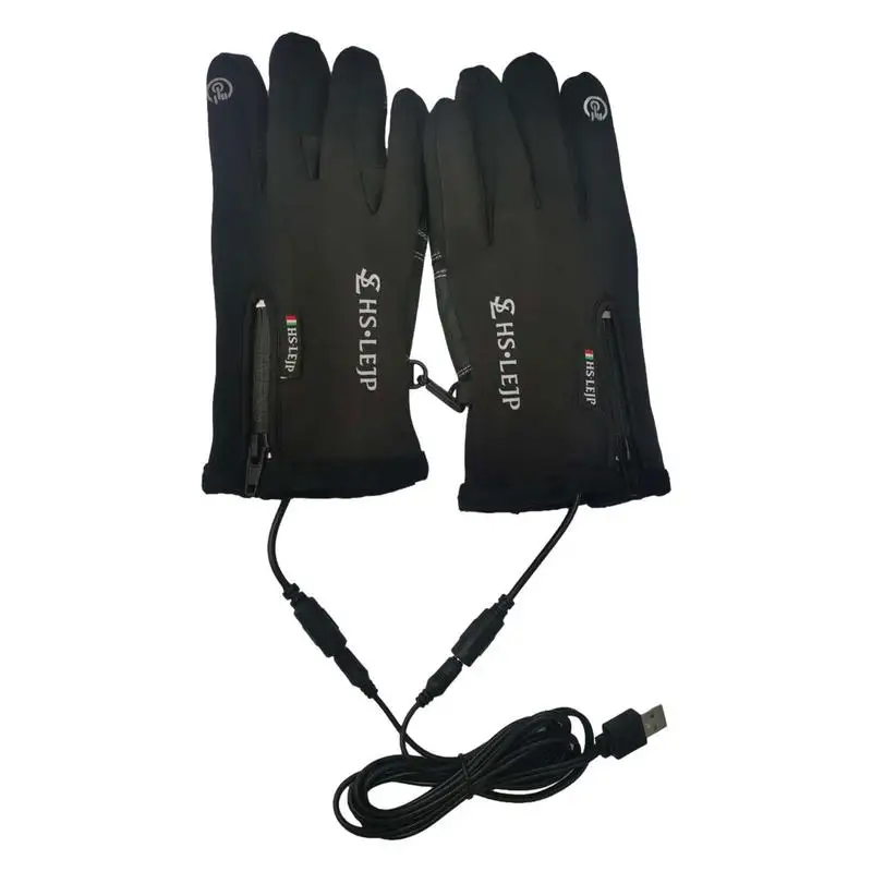 

USB Motorcycle Heated Gloves Touch Screen Gloves Keep Warm Heating Thermal Gloves For Outdoor Cycling Driving Fast Heating