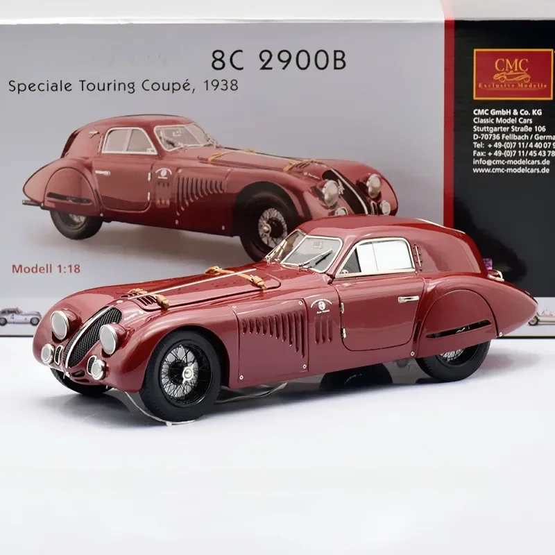 

CMC 1:18 Alfa 8C 2900B 1938 Alloy Fully Open Simulation Limited Edition Alloy Metal Static Car Model Toy Gift