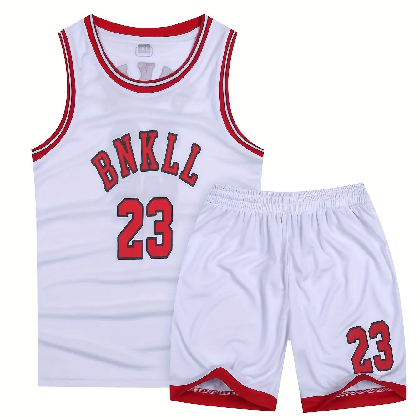 Chicago No.28 3D letter pattern city style round neck sports basketball training suit set for boys' basketball fans as a gift
