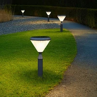 Modern Design Outdoor Waterproof Solar Lights Villa Hotel Landscape Park Courtyard Lawn Lights Aluminum Street LED Lamps 2
