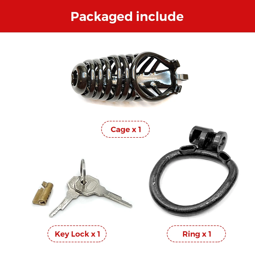 

Sexy Shining Chastity Devices Cock Cage BDSM Male Bondage Penis Ring Lock Male Slave Erotic Gay Ladyboy 18+ Male Sub Dom Toys