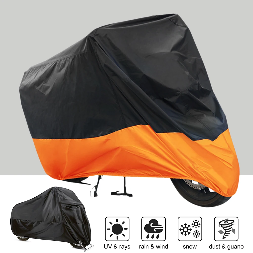 

Waterproof Motorcycle Accessories Cover Outdoor Rain For Scooter Bicycle Uv Oxford Cloth Dustproof Protective Cover M-4XL