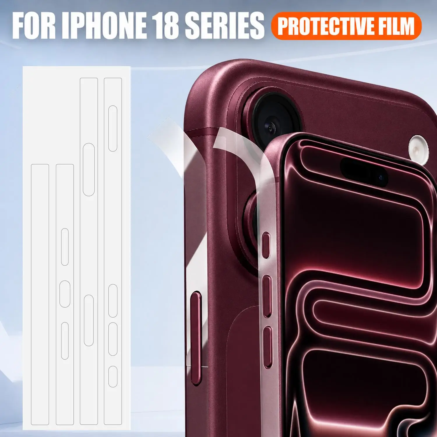 Ultra-Thin Clear Side Film Protector with Border Frame