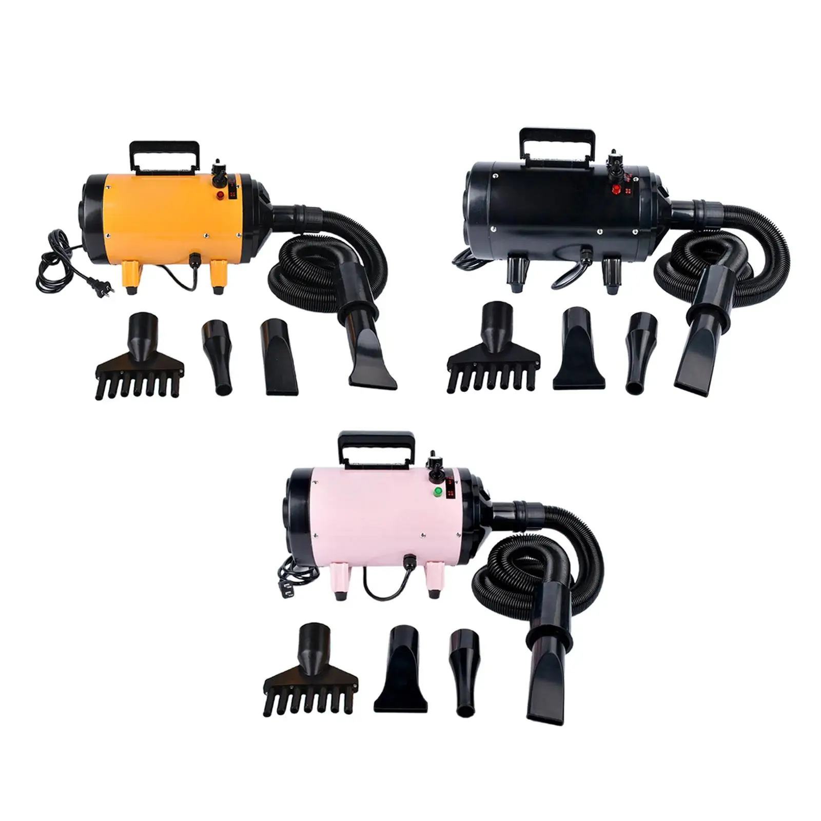 

Professional Dog Blow Dryer Pet Blow Blower Hairdryer for Small Medium Large Dogs Grooming De Bathing