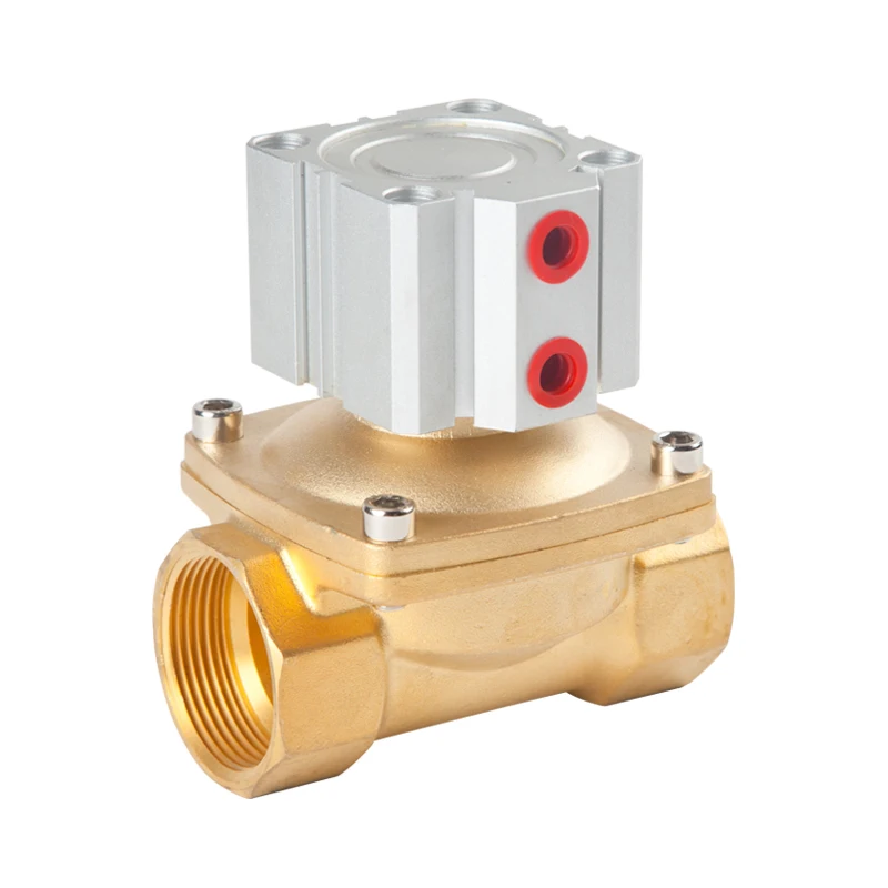 

Brass Vacuum/Fluid Pneumatic Cylinder Control Valve Air/Water/oil/ gas Solenoid Valve 2Q160-DN15 20 25 35 40 50