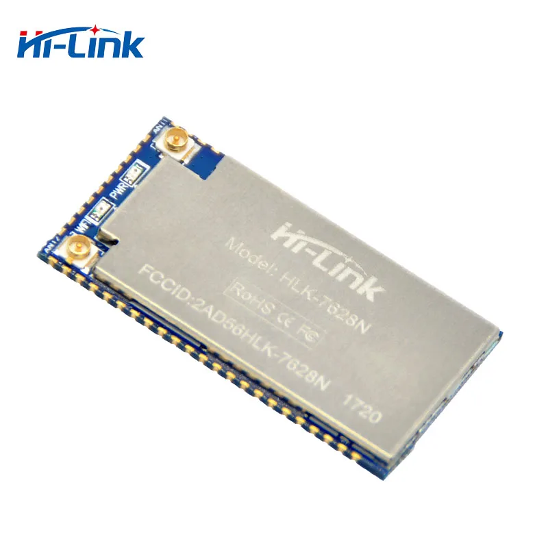Hi-Link UART 임베디드 와이파이 무선 MT7628 Openwrt 모듈, RAM 128m 플래시, 32M 이더넷 라우터 모듈, HLK-7628N 재고, 인기 판매