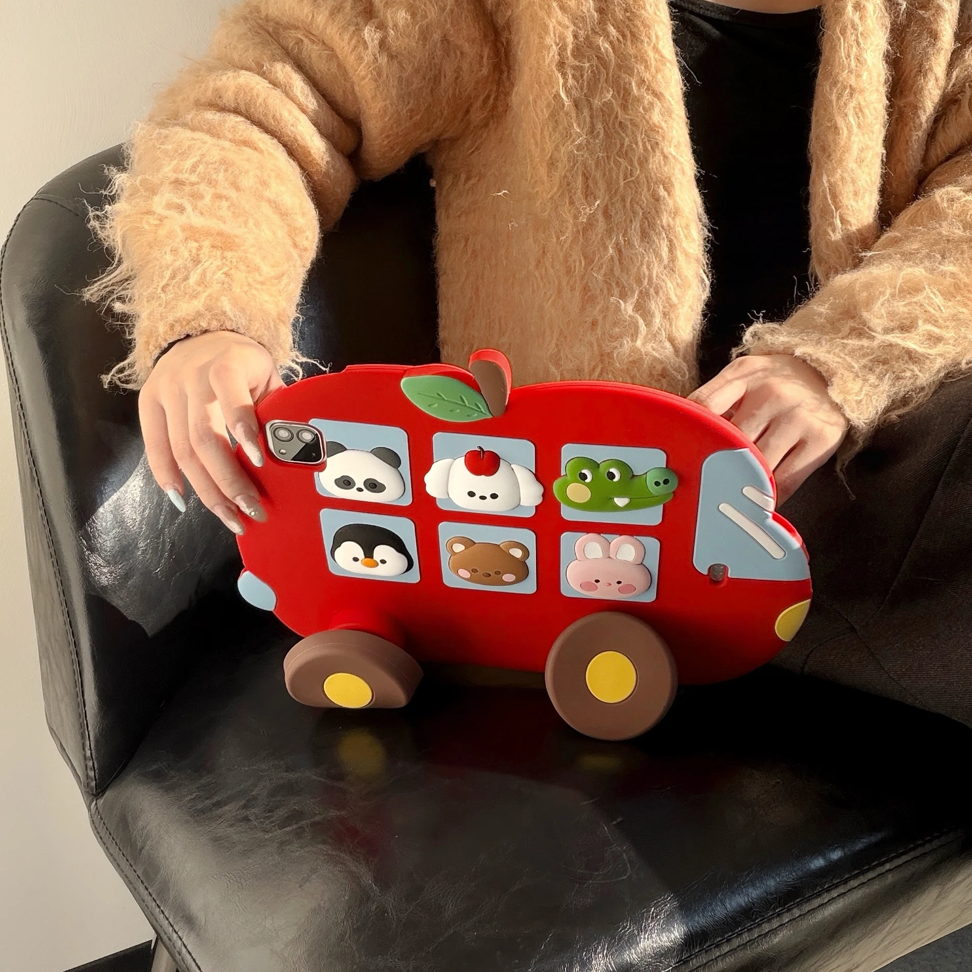 Cute Cartoon Animal Silicone Tablet Protective Case