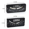 25-0-25 Inclinometer Mini Protractor Level for Off-Road Vehicle, Jeep, Truck, RV, Camper, Trailer, or Boat 3