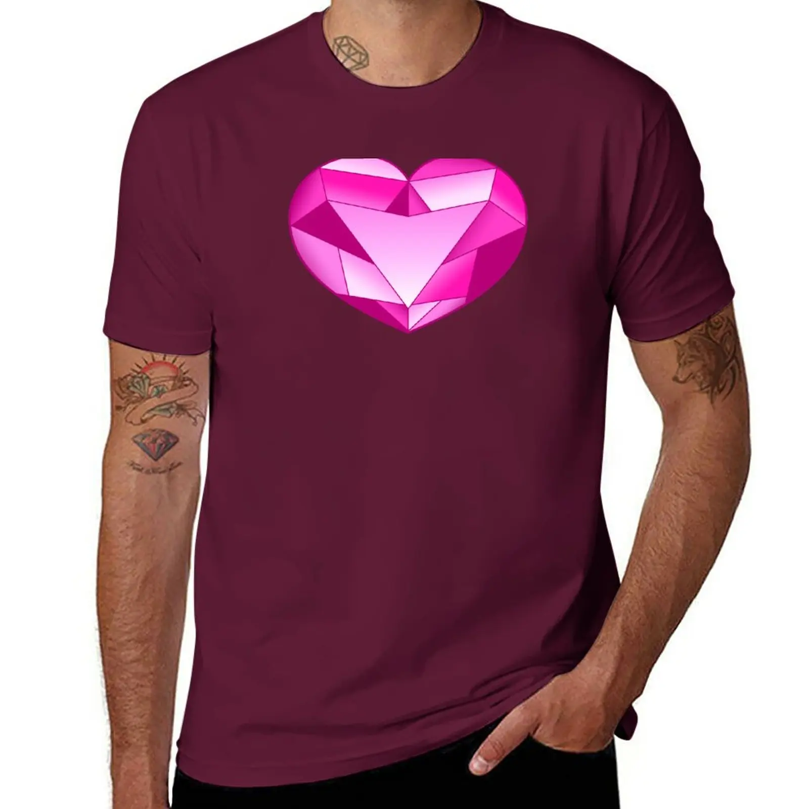 Spinel (Espinela) Crystal Gem Heart (Stephen Universe New Villain) T-Shirt Abbigliamento Estetico Maglietta Oversize Da Uomo