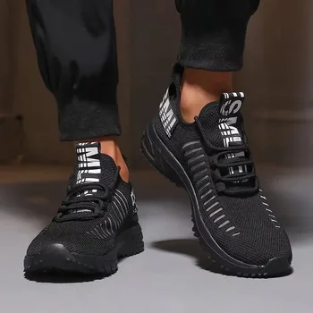 صيف جديد الرجال احذية الجري تنفس شبكة المضادة للانزلاق أحذية تدريب التنس في الهواء الطلق موضة المسار الميدان الركض الرجال أحذية رياضية 2