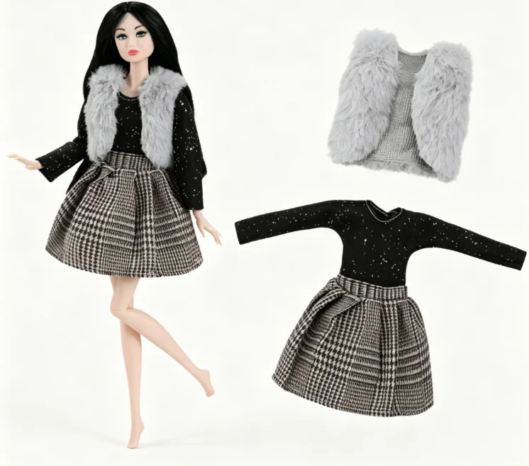 New style Toy accessories gift pretty clothes for your BB FR 1/6 scale dolls BBIKD21C