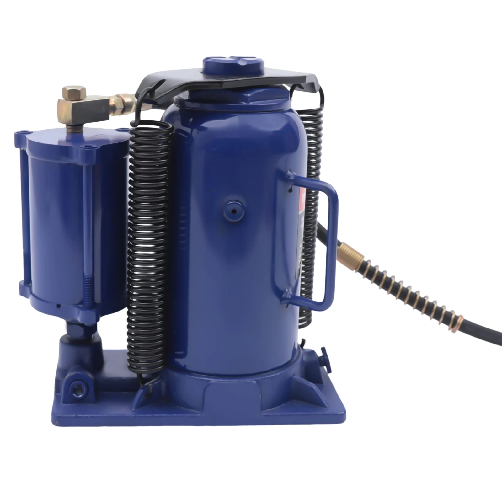 Pneumatischer, hydraulischer Luft-Flaschenheber mit manueller Handpumpe, 20 Tonnen, robust, für Auto, LKW, Reiseanhänger, Reparaturlift (blau) – Detail 6