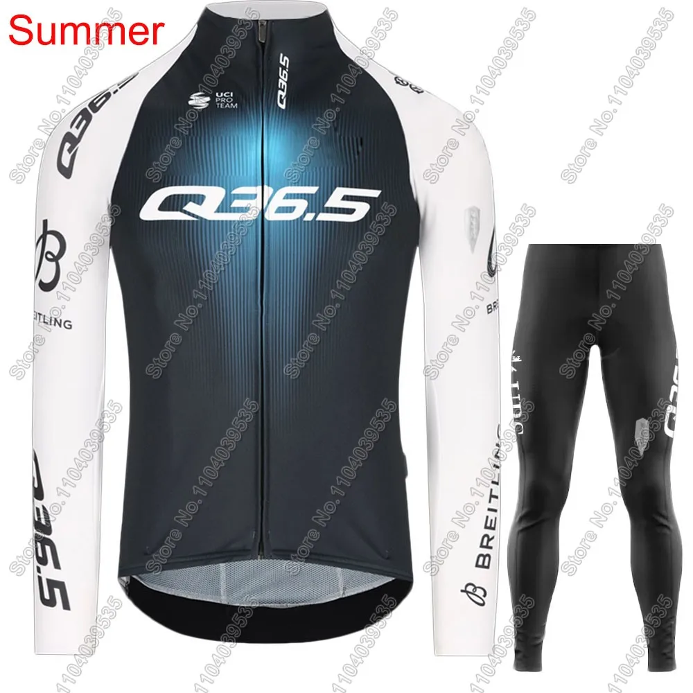 Cycling Jersey Set Men Summer Long Sleeve Clothing Suit MTB Bike Road Pants Bib