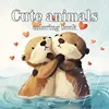 Sweet Animals: A Bold and Simple Coloring Book for Adults and Teens Featuring Plants Flowers and Cute Animals 5