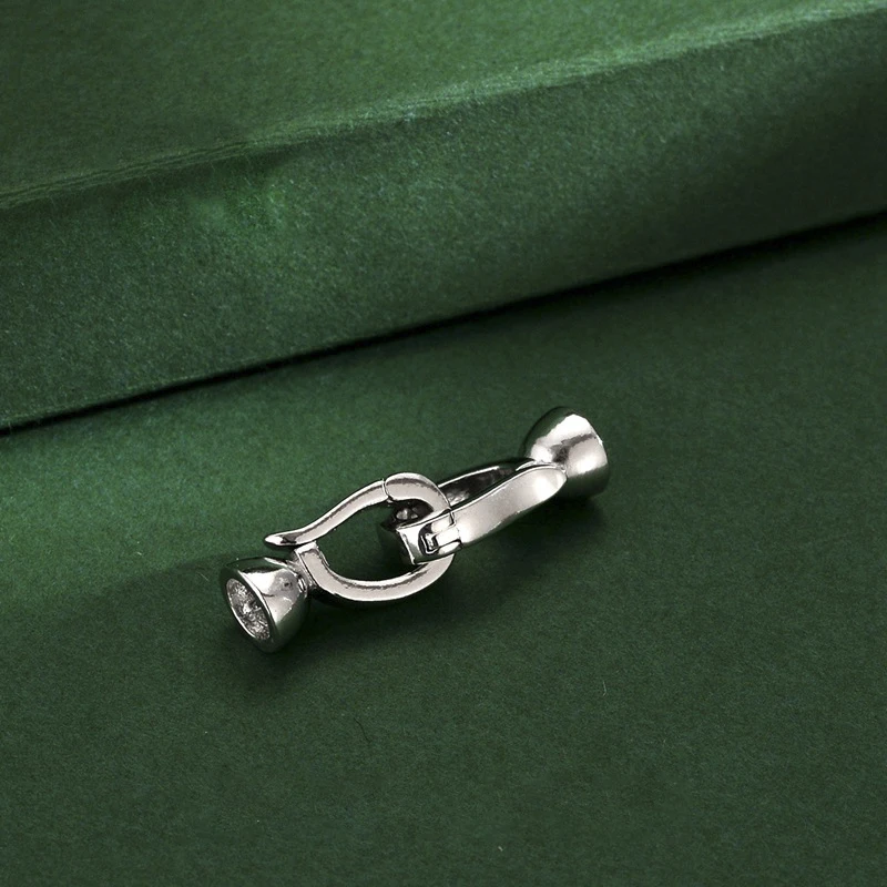 BrassPearlClaspConnectorStringingEnhancerHookClaspWithBarEnd