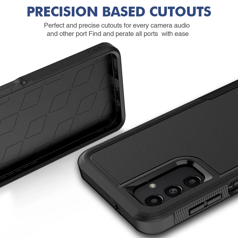 For Samsung Galaxy A55 5G 2024 Shockproof Case Bumper Back Panel Etui A54 A35 A34 A25 A24 A15 A14 A05 A04S A 55 54 35 Hard Cover