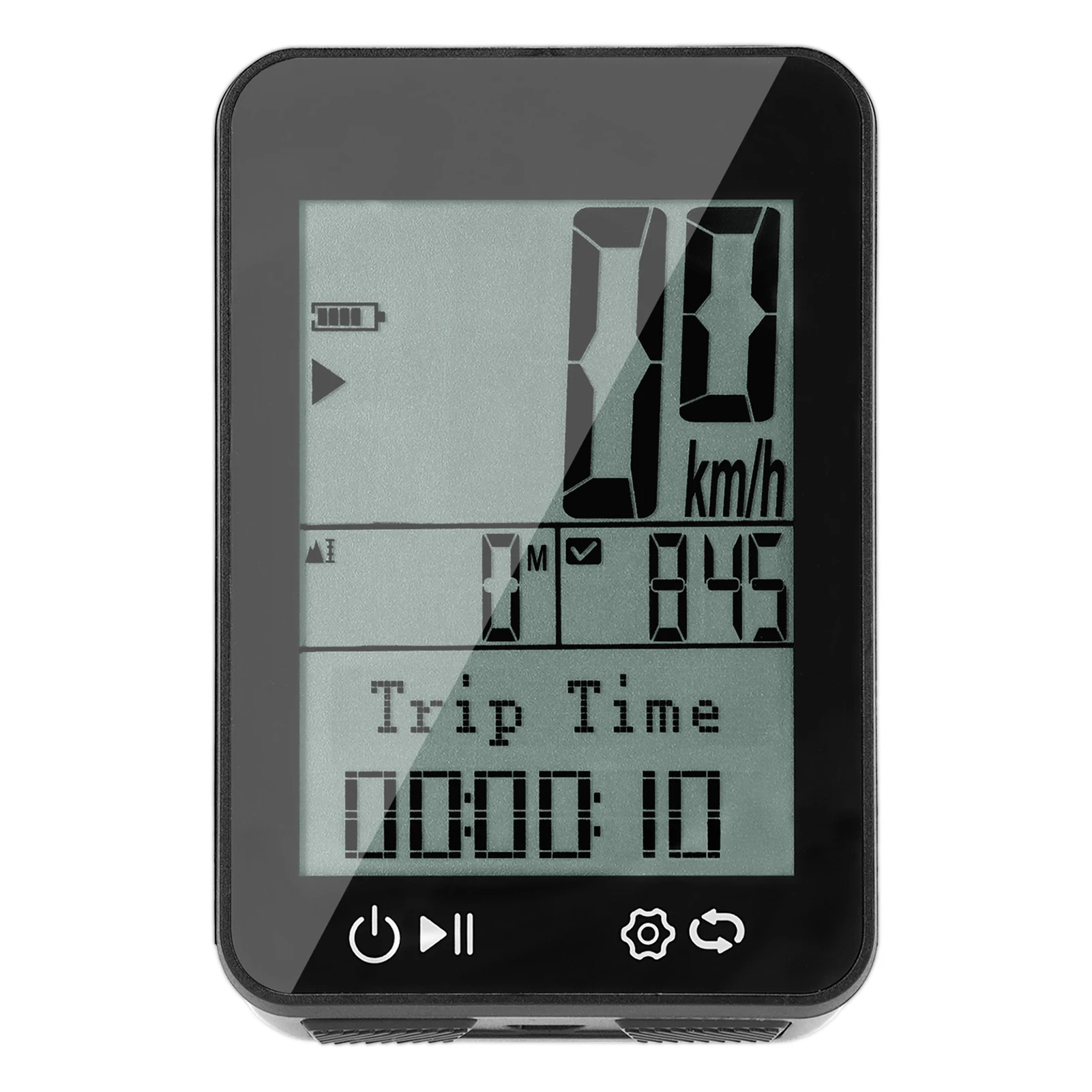 GPS Bike Computer IPX7 Rainproof 2.4in FSTN Display Night Riding ...