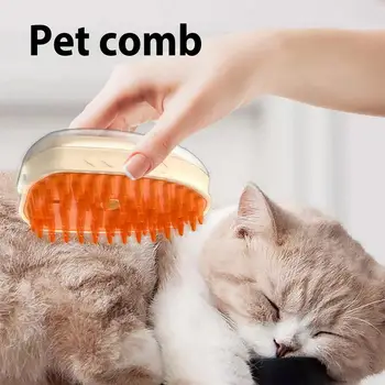 Steamy Cat Brush Steamy Shedding Brush For Dog Hair Rechargeable Shedding Brush For Dog Hair Steamy Massage Brush Pet Comb Cat 2