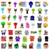 52Pcs/Set Sprunki Stickers Skateboard Notebook Fridge Phone Guitar Luggage Decal Sticker Toy 4