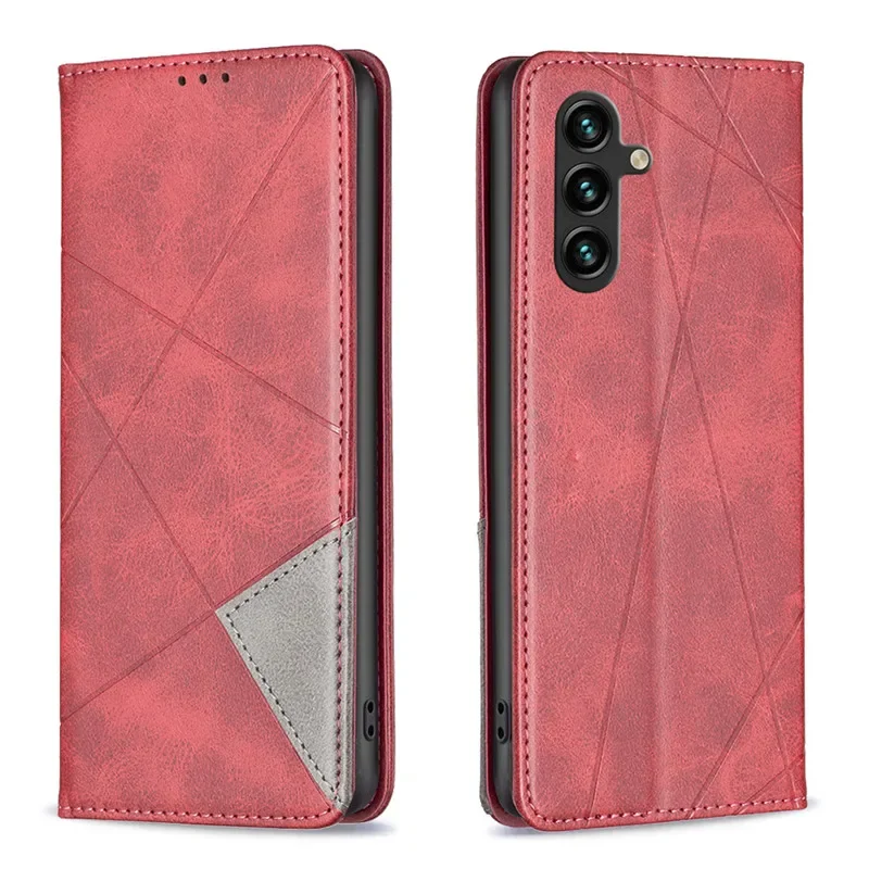 On For Samsung Galaxy A35 A15 A25 A05 A05s A54 A34 5G A14 A24 4G A04 Case Magnetic Wallet Leather Flip Phone Cover For A35 Cases 2