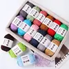 1Pc 50g 80m cotton hollow Yarn For crochet nylon round hand Knitting Yarn bag cushion mat DIY hat shoe Line amigurumi  Threads 5
