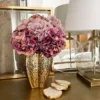 Extremely simple style creative hammer pattern decoration, high-end platinum color matching, light luxury ceramic vase, living r 2