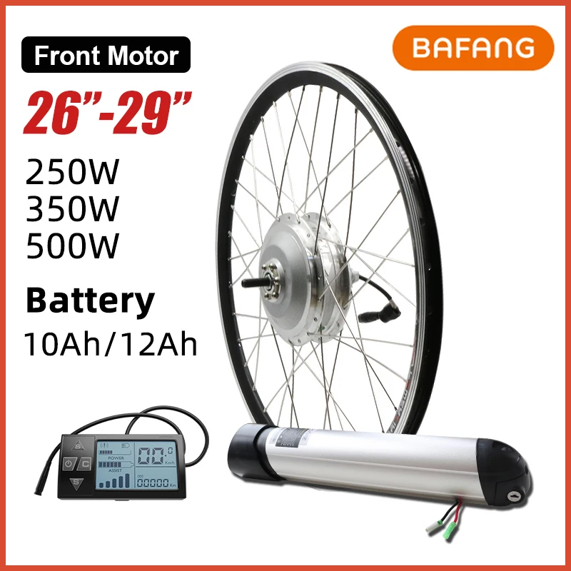 Bafang 250W 350W 500W Wheel Hub Motor with Battery 36V 12Ah 10Ah EBike