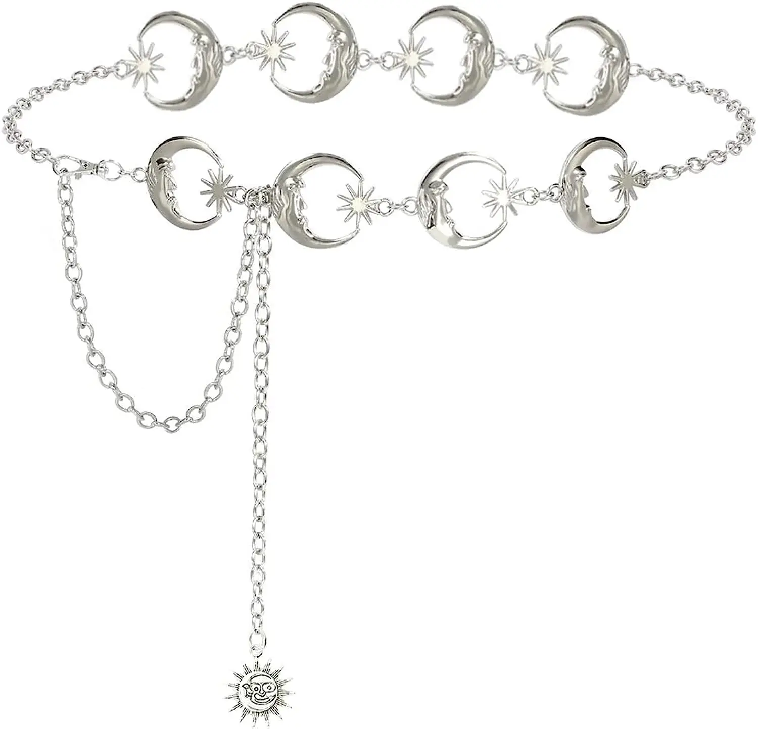 Celestial Belt Chain Sun Moon Belt Waist Belt Moon Belt Chain