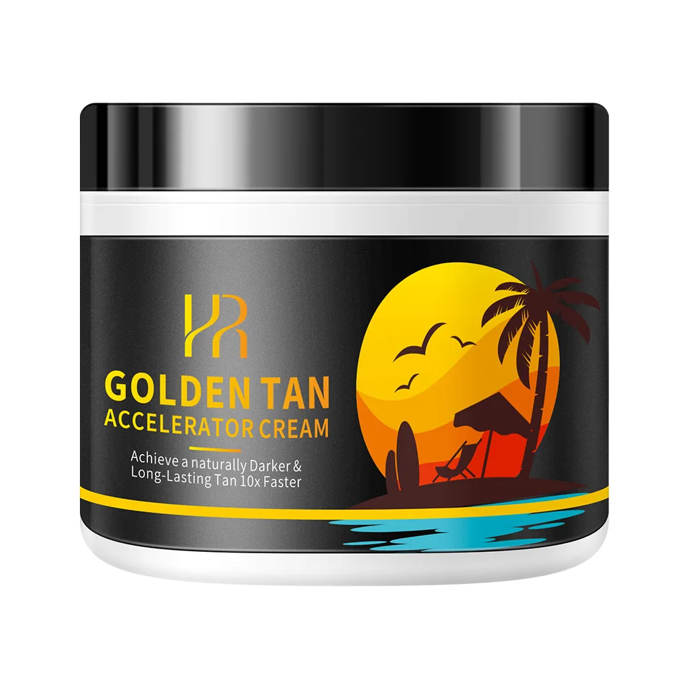 Golden Black Acceleration Cream Body Sun Free Bath Moisturizing Skin Facial Self Tanners Blackening Cream