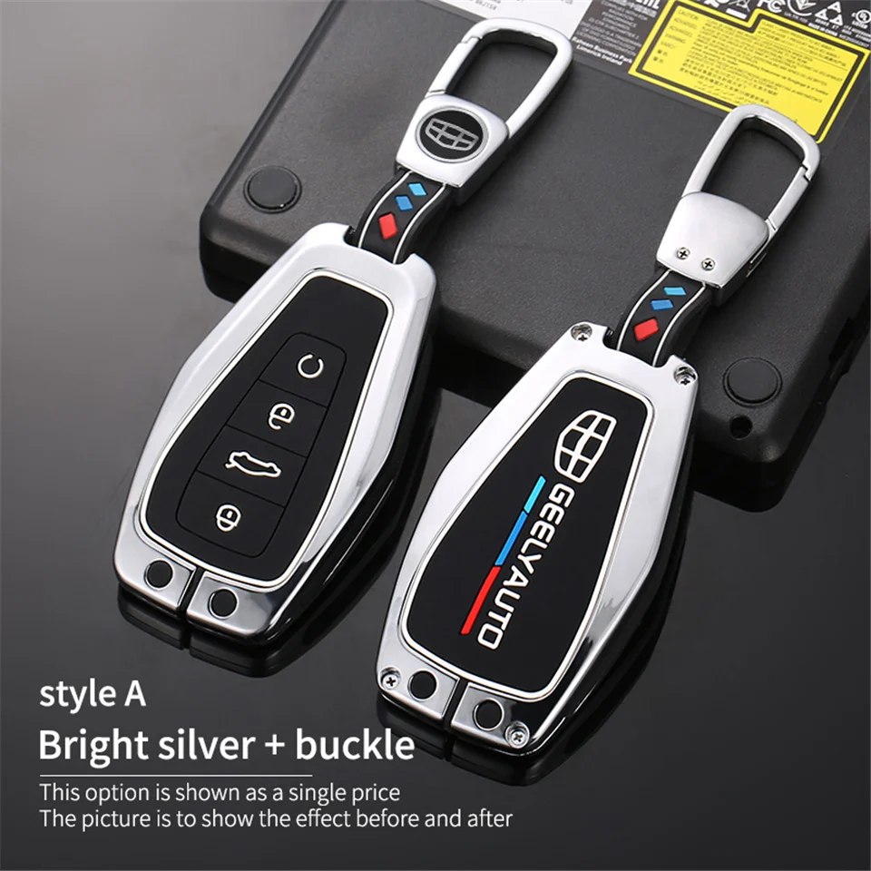 Custodia per portachiavi per auto custodia per Shell Set per Geely Coolray X6 Emgrand Global Hawk GX7 accessori remoti portachiavi per lo Styling dell'auto - S40eca404f9ef477aba7fe5717c87a563b