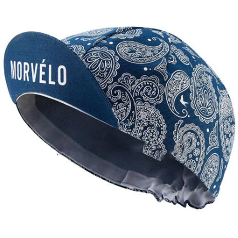 

Men's and Women's Print Blue Classic Outdoor Cycling Cap New Summer Mountain Road Bike Race Cap Moisture Wicking Quick Dry
