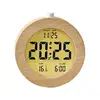 Electric Desk Clock Small Battery Alarm Clock Wooden Clock with Snooze and Nightlight Battery Powered Alarm Clock for Home 1