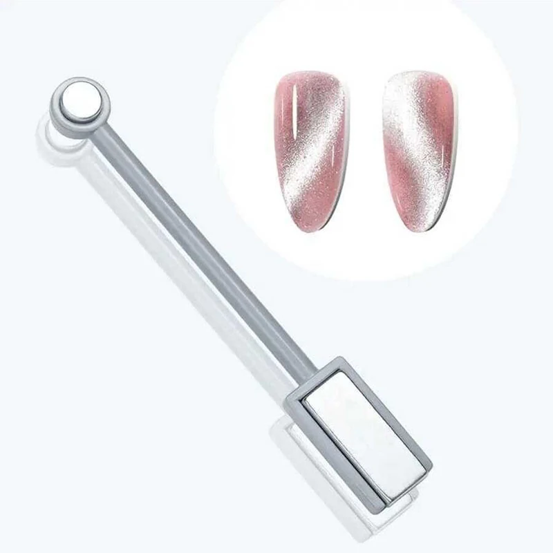 1pcs Nail Art Magnetic Pen 3D Cat Eye Painting Nails Art Design Dual-Ended Magnet Wand Gel Polish Magic