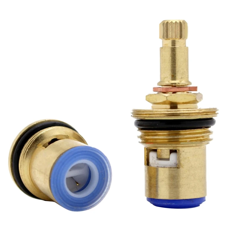 Universal Replacement Tap Valves Brass Ceramic Disc Cartridge Inner Faucet for V