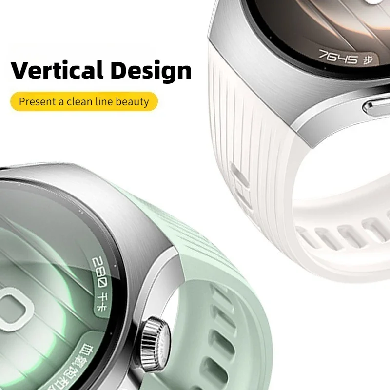 Silicone Strap Replacement Band for Smart Watches - Unisex Accessory