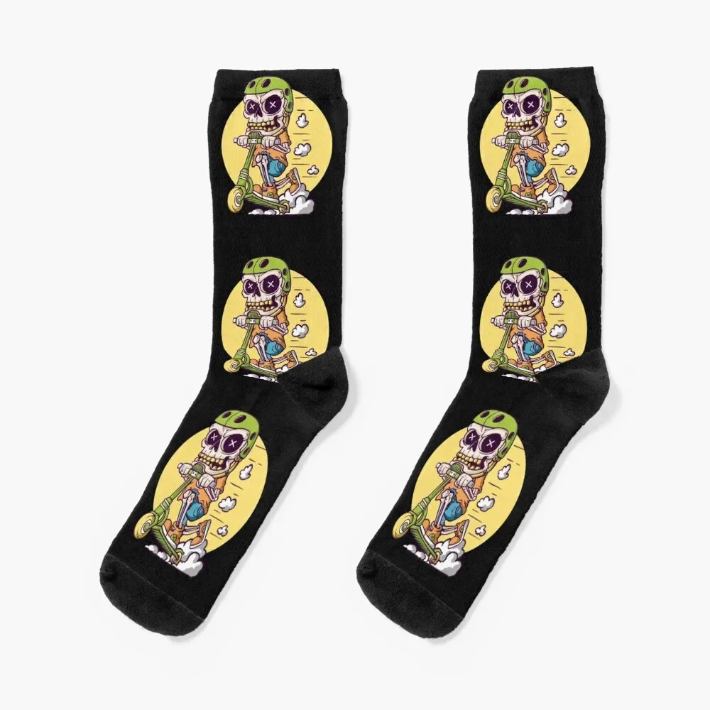 

Skeleton kick scooter Socks custom sports winter thermal custom summer Male Socks Women's