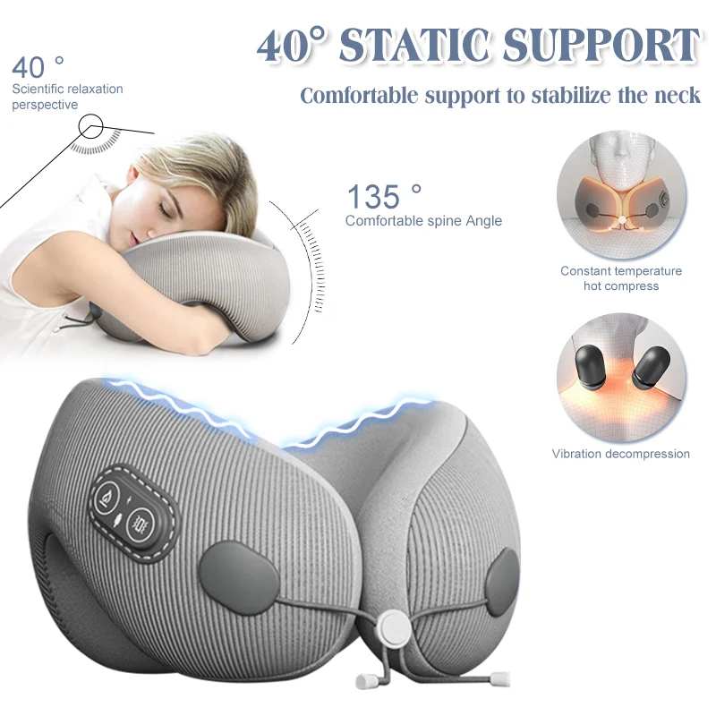 China U Shaped Neck Massage Pillow With Heating Suppliers, Manufacturers -  Factory Direct Price - GAX