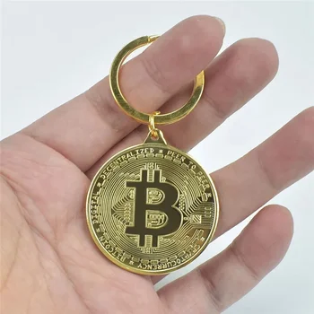 Moneta da collezione Bitcoin placcata in oro / argento Moneta del tesoro dei pirati Puntelli Giocattoli per la festa di Halloween Cosplay Non valuta