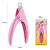 Professional Fake Nail Cutter Nail Clippers Straight Edge Acrylic Nail Clipper Tips Manicure Guillotine Cut False Nails 6