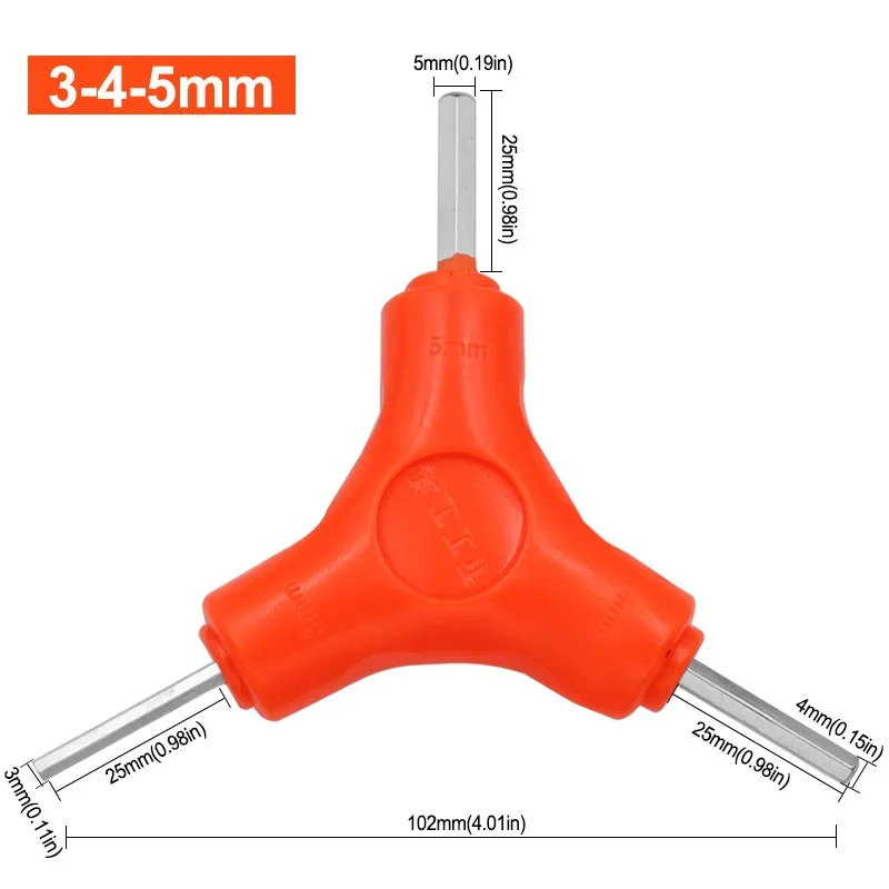 Enhanced Hex Key Set - Versatile Carbon Steel Hand Tools for Efficient Bicycle Maintenance