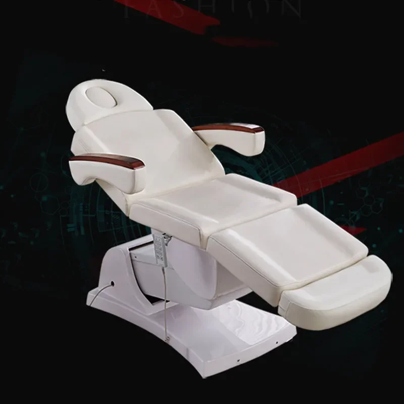 Электрический Складной подъемный стул, салонная мебель с 3 двигателями, многонаправленная углубительная косточка, электрическая массажная кровать для салона красоты