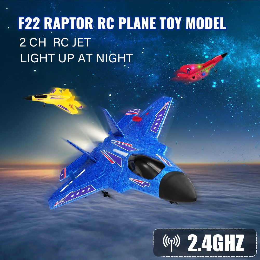Pilote tenant l'Avion RC Fighter Jet 2.4GHz 3CH EDF Plane avec Gyroscope, parfait pour débutants et experts.